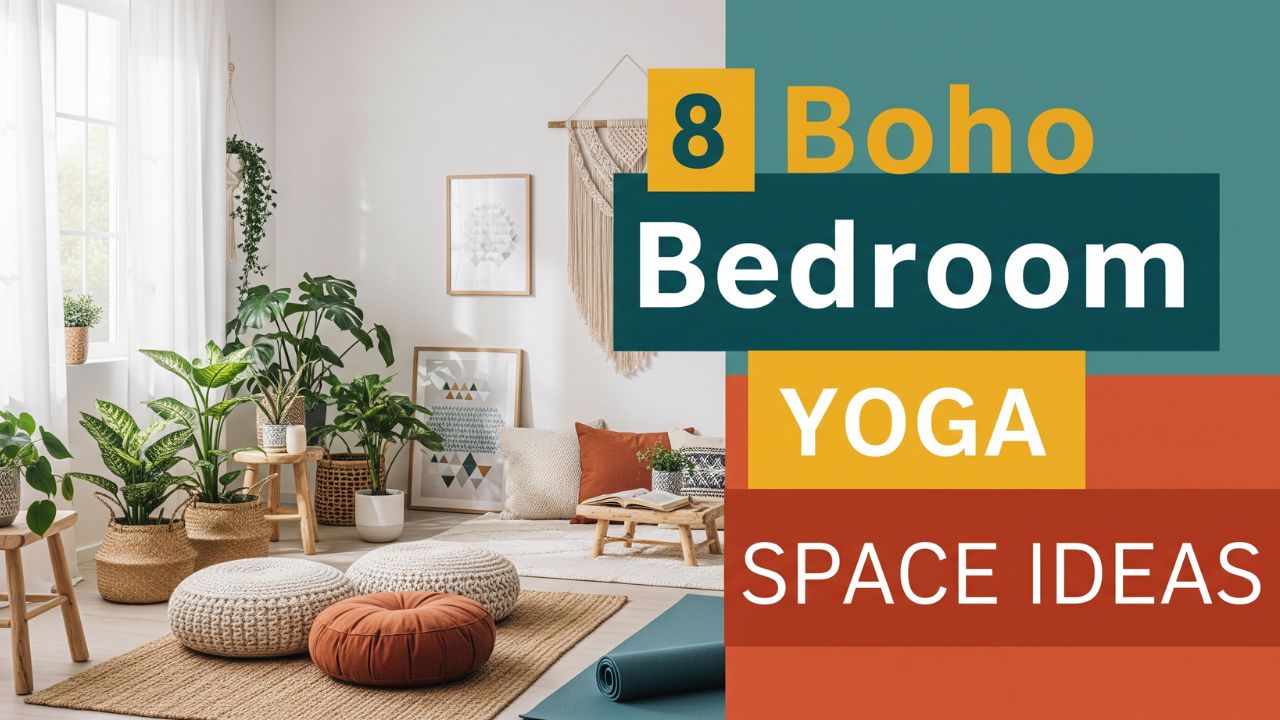 8 Boho Bedroom Yoga Space Ideas With Earthy and Natural Touches