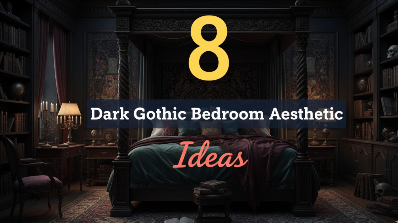 8 Dark Gothic Bedroom Aesthetic Dark Academia Decor Inspirations