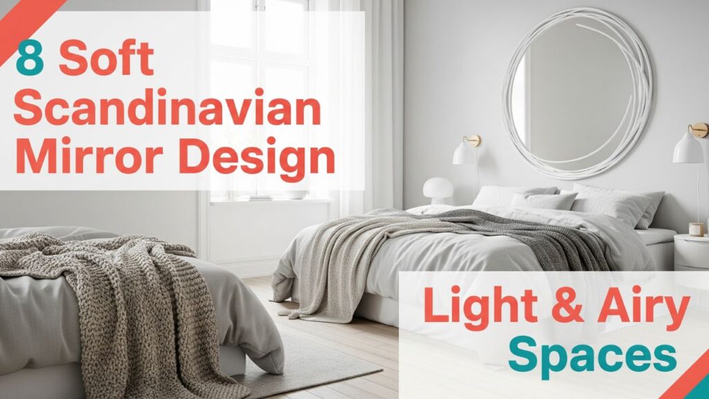 8 Soft Scandinavian Bedroom Mirror Design for Light and Airy Spaces