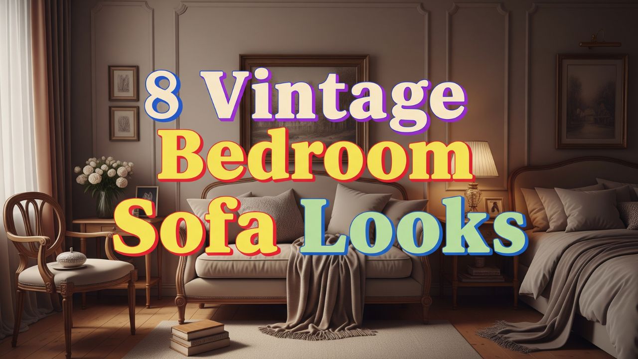 8 Vintage Bedroom Sofa Looks That Bring Back Quiet Charm