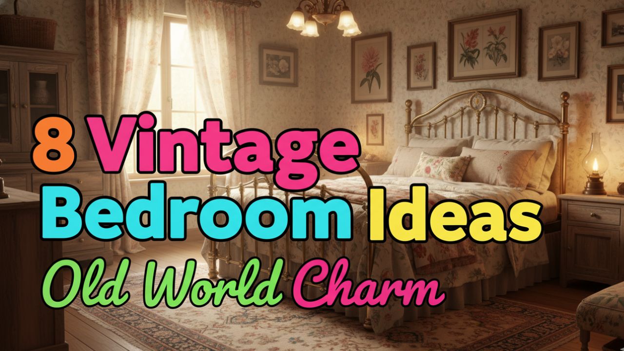 8 Vintage Bedroom tiles for Old World Charm