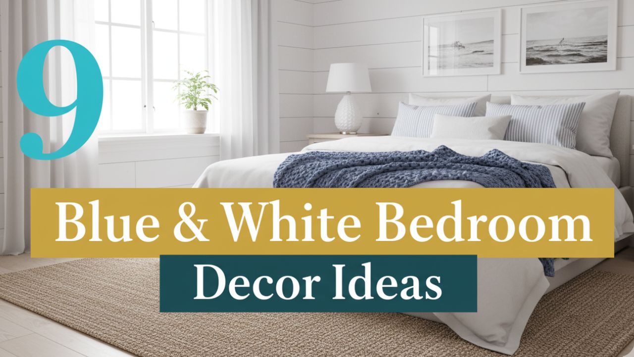 9 Bedroom Aesthetic Blue and White Decor with Soft Coastal Textures