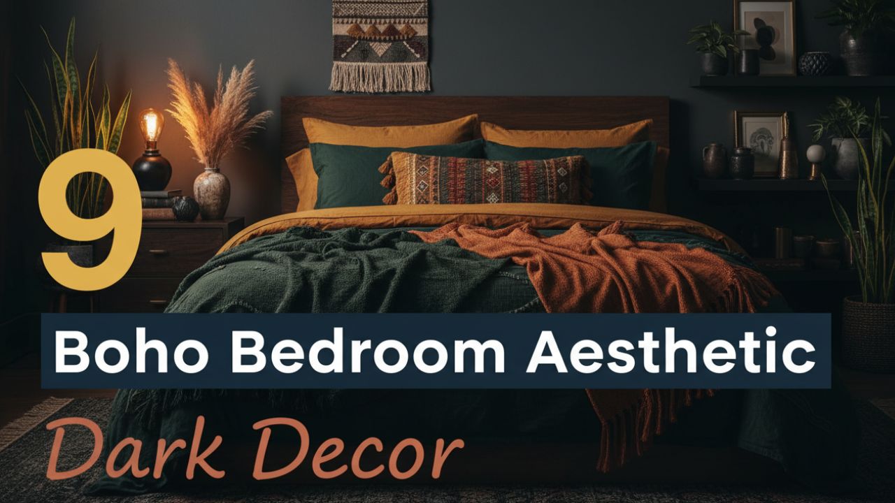 9 Bedroom Aesthetic Dark Decor Looks for Boho Lovers