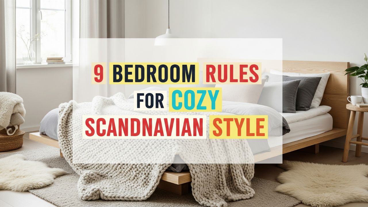 9 Bedroom Rules for a Cozy Scandinavian Style
