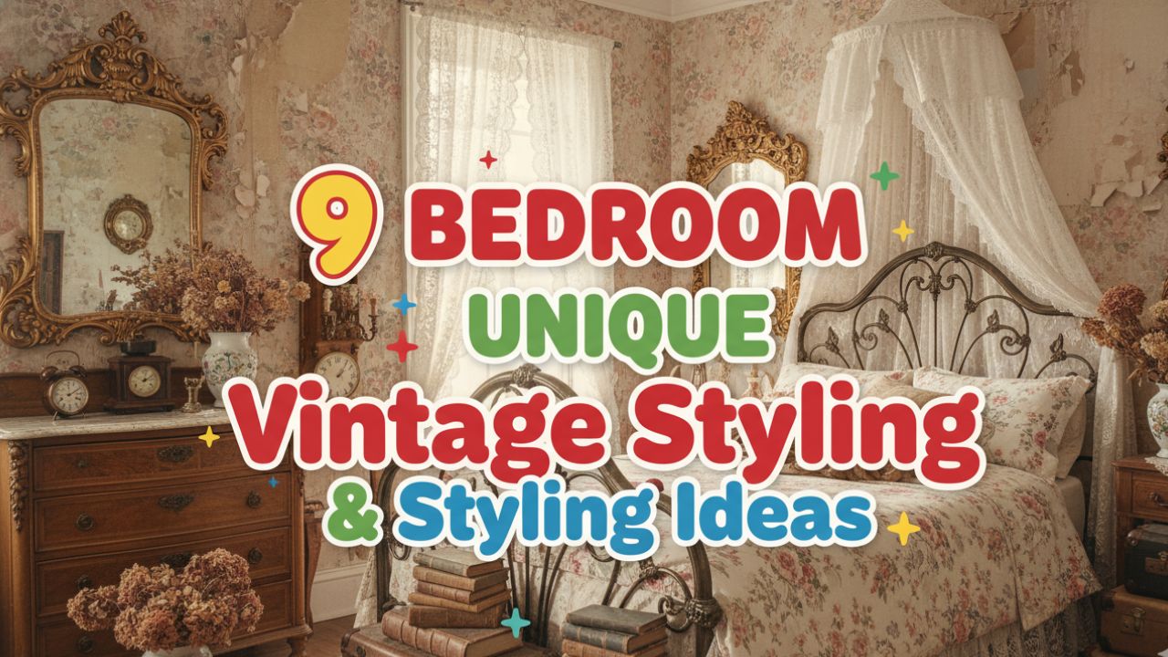 9 Bedroom Unique Vintage Styling Ideas for a Charming Old World Feel