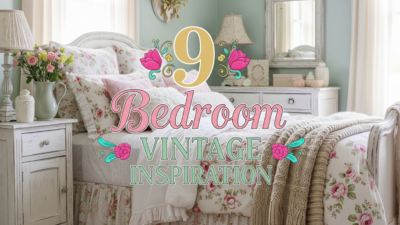 9 Bedroom Vintage Inspiration for a Soft Shabby Chic Vibe