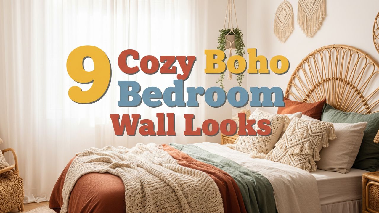 9 Cozy Boho Bedroom Wall Looks You Will Love