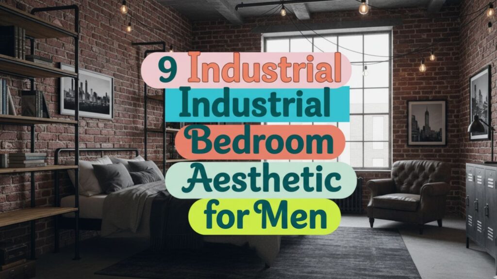 9 Industrial Bedroom Aesthetic for Men Raw and Masculine Charm