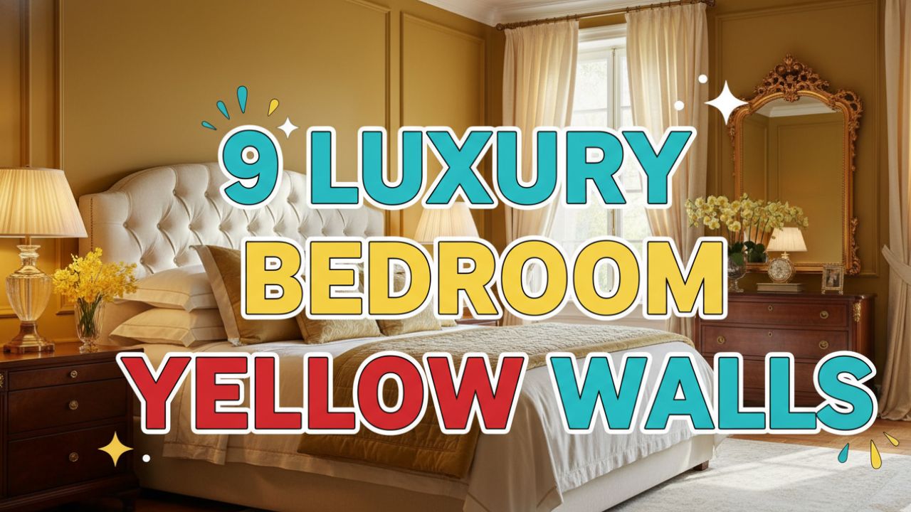 9 Luxury Bedroom Yellow Walls That Feel Elegant and Rich