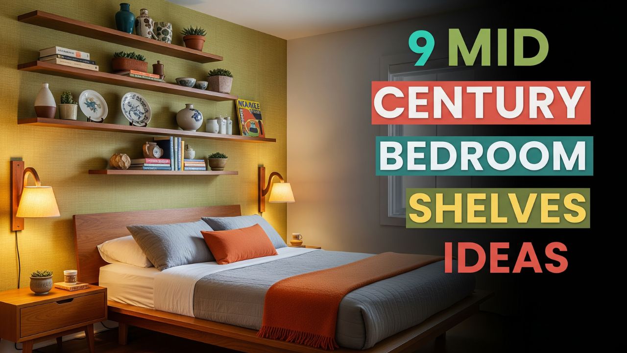 9 Mid Century Bedroom Shelves Ideas for a Retro Cozy Look