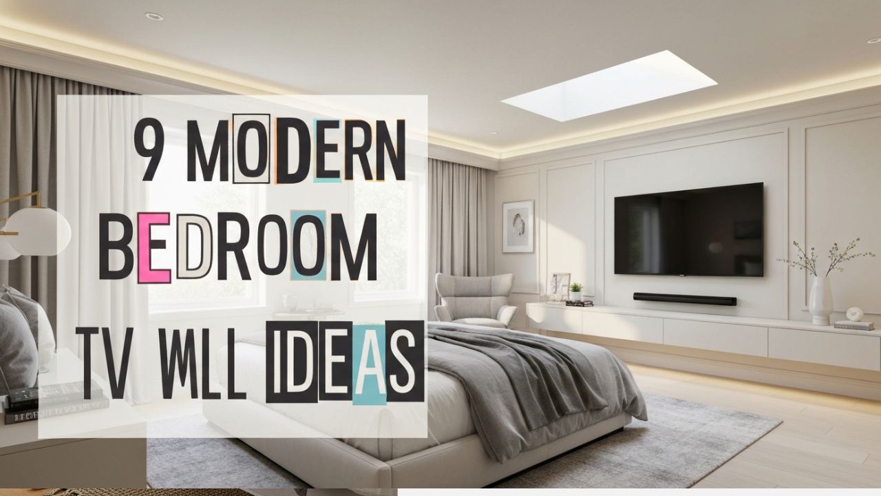 9 Modern Bedroom TV Wall Ideas for a Sleek Look
