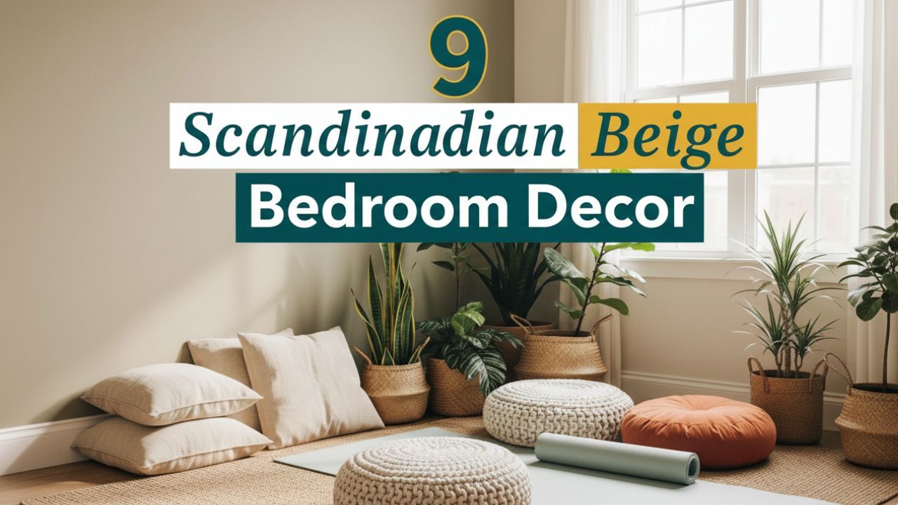 9 Scandinavian Beige Bedroom Aesthetic Decor for Light and Airy Spaces