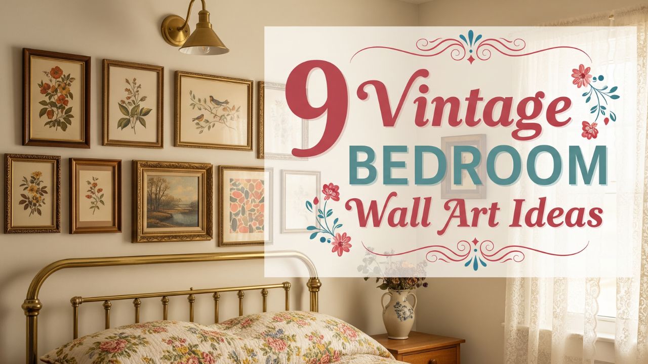 9 Vintage Bedroom Wall Art Ideas that Feel Charming and Nostalgic