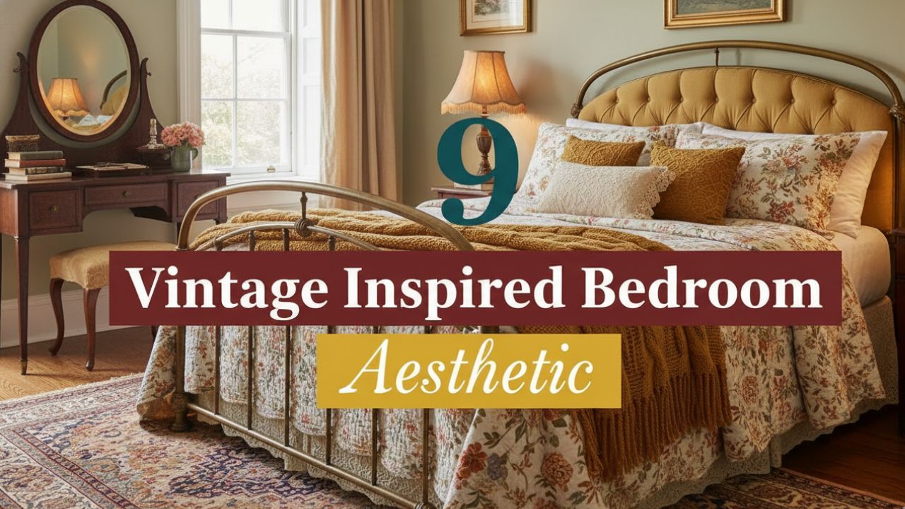 1. 9 Vintage Inspired Bedroom Aesthetic Apartment Decor With Timeless Charm