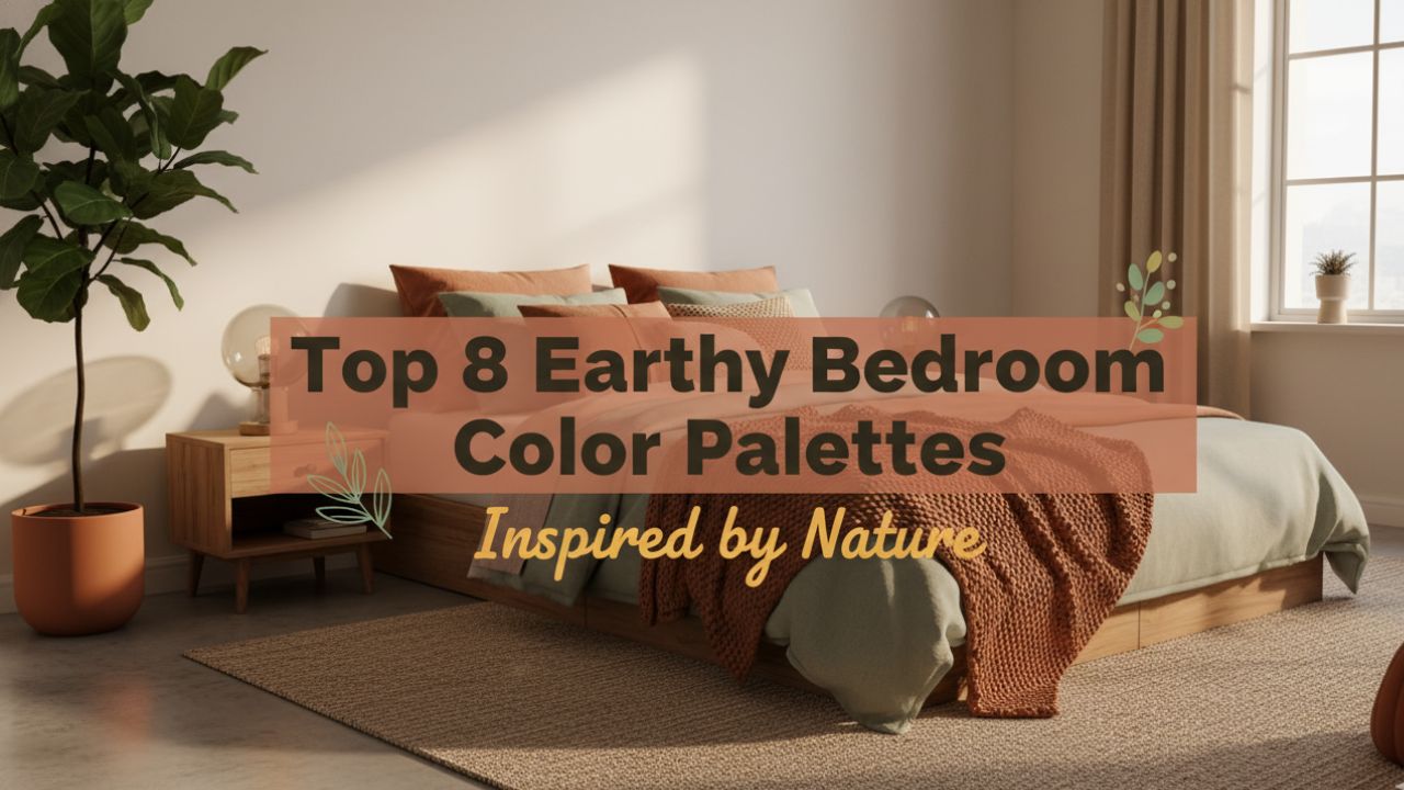 Top 8 Bedroom Aesthetic Earthy Color Palettes You’ll Love