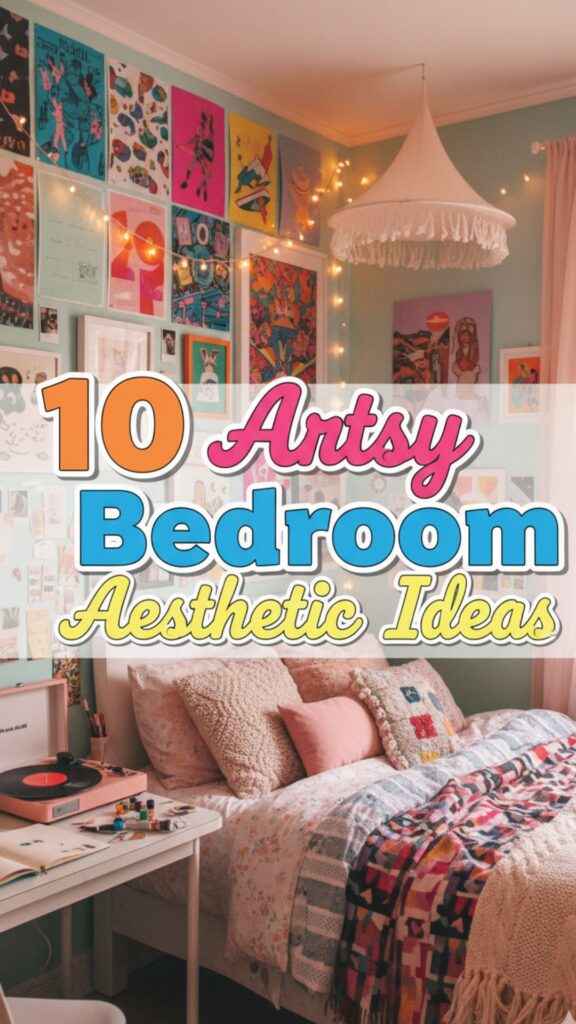1. 10 Artsy Bedroom Aesthetic Ideas for Creative Teen Girls