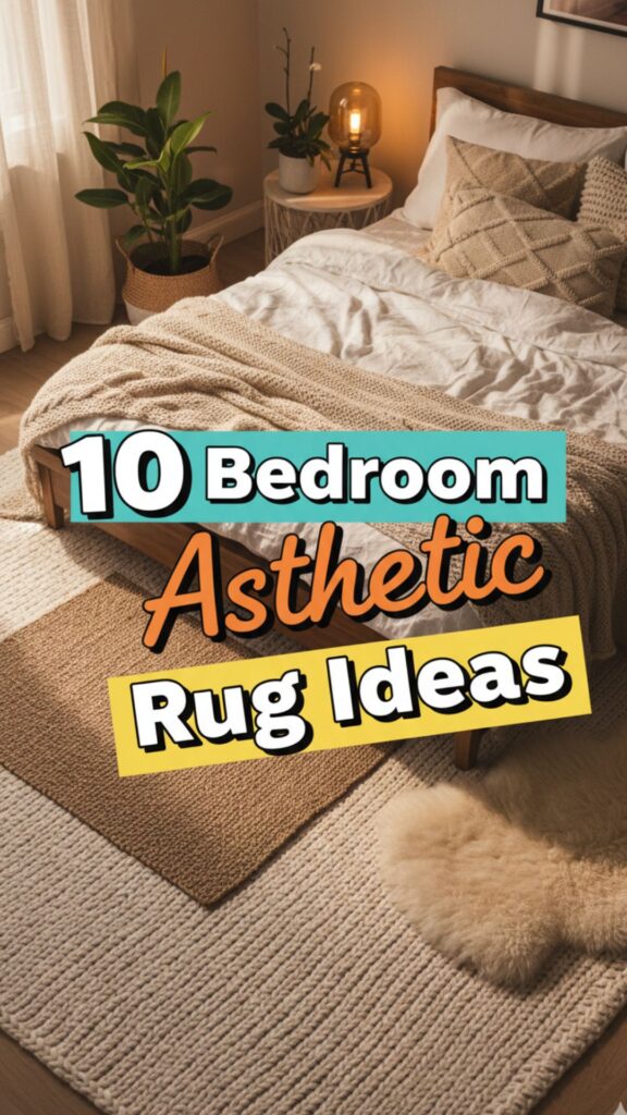 1. 10 Bedroom Aesthetic Rug Ideas for a Cozy, Stylish Makeover