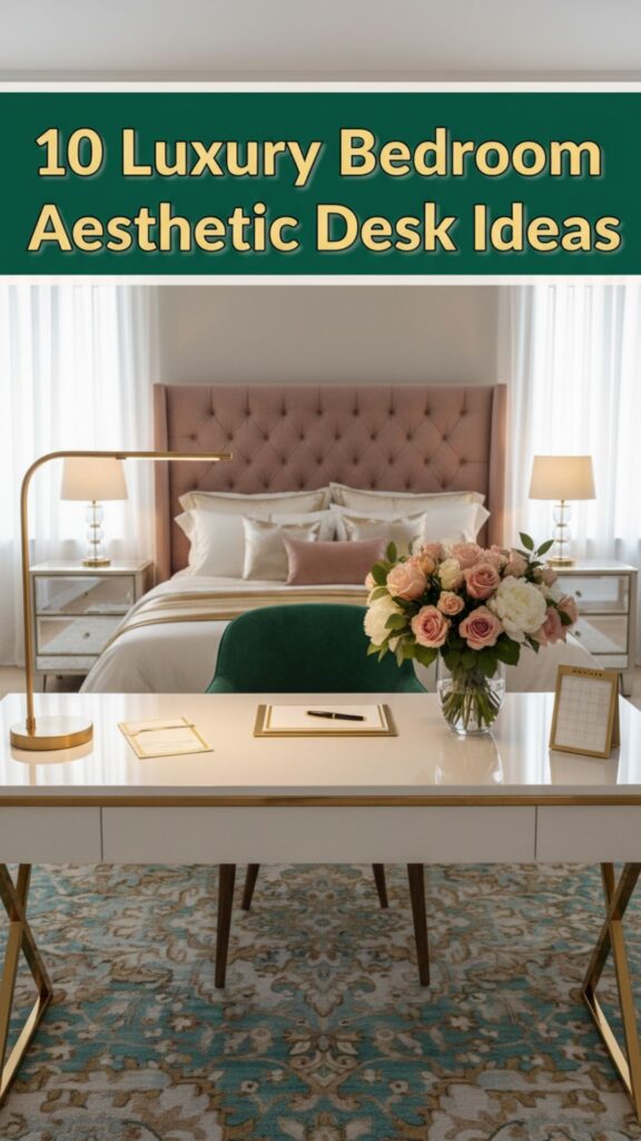 1. 10 Luxury Bedroom Desk Ideas for a High-End Aesthetic