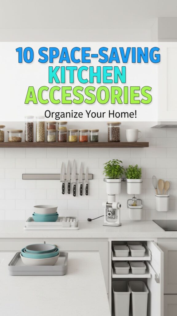 1. 10 Space-Saving Kitchen Accessories for a Tidy, Efficient Kitchen