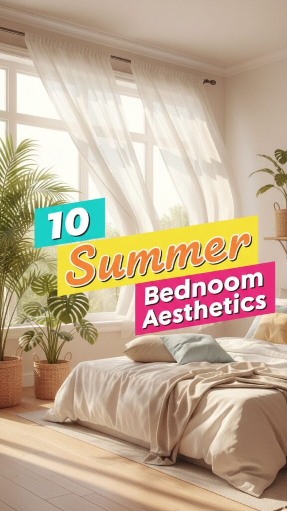 1. 10 Summer Bedroom Aesthetics That Turn Heat Into a Vibe