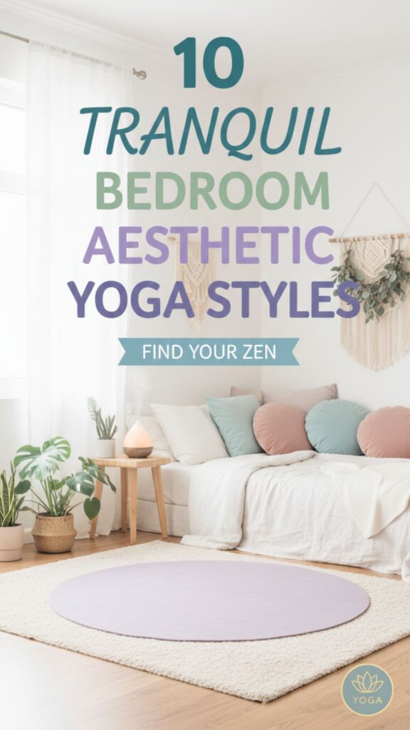 1. 10 Tranquil Bedroom Aesthetic Yoga Styles for Ultimate Relaxation