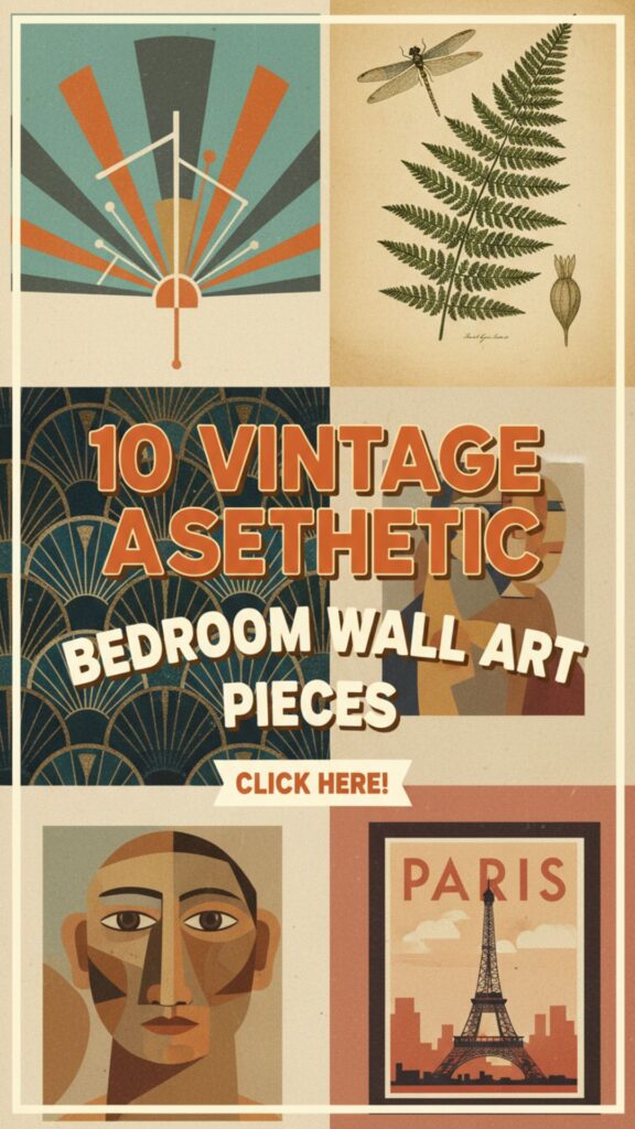1. 10 Vintage Aesthetic Bedroom Wall Art Pieces You Won't Want to Miss