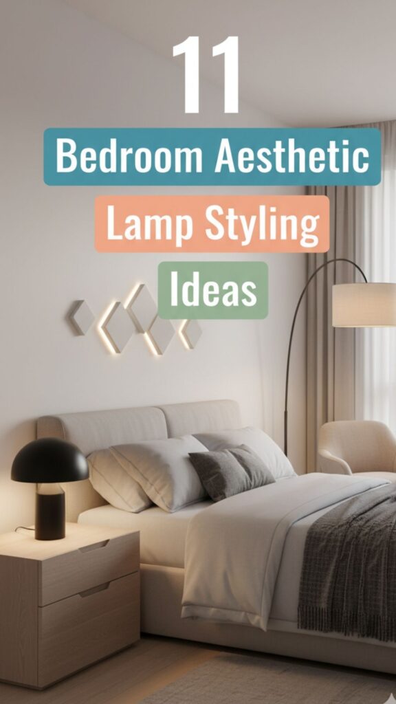 1. 11 Bedroom Aesthetic Lamp Styling for Modern Homes