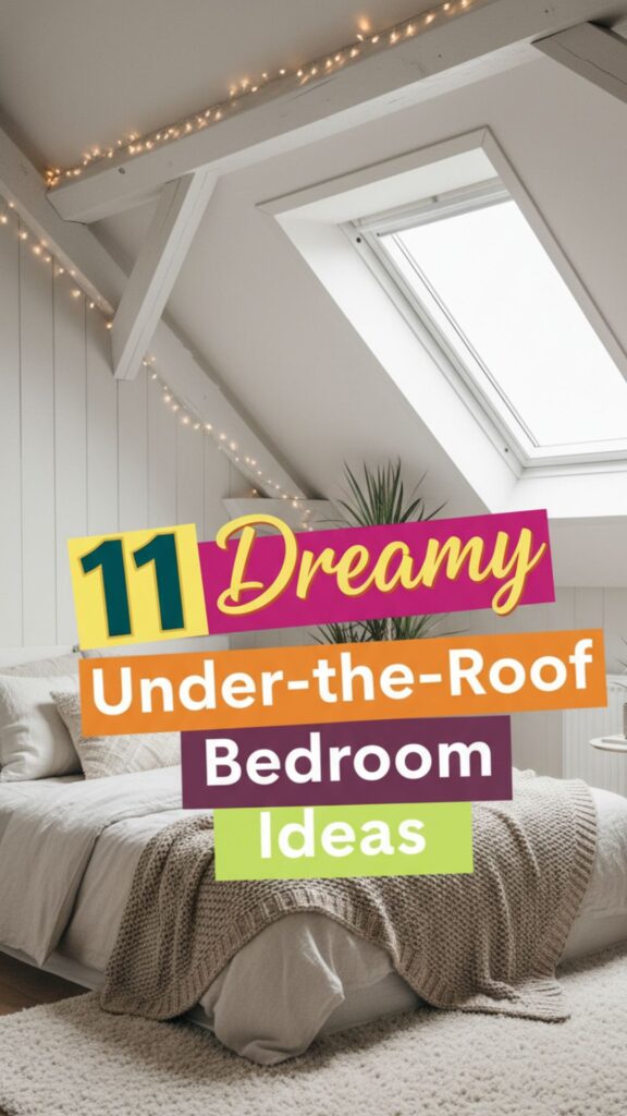 1. 11 Dreamy Under-the-Roof Bedroom Aesthetic Ideas