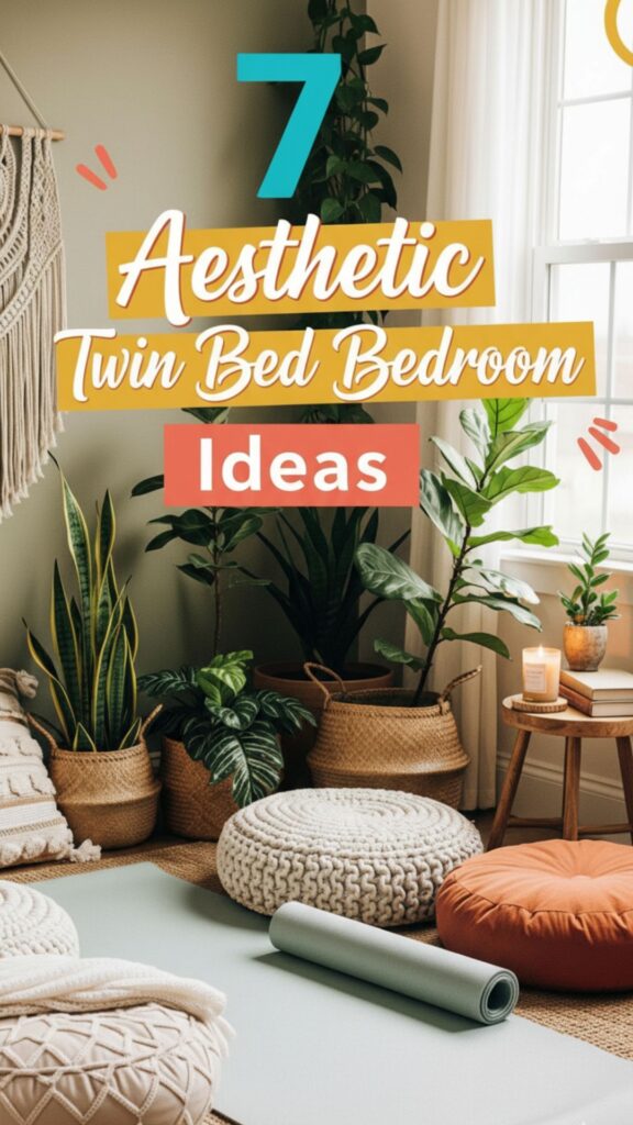 1. 7 Aesthetic Twin Bed Bedroom Ideas for Small & Cozy Spaces