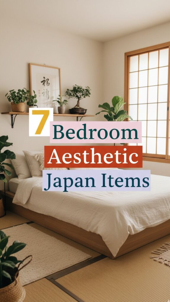 1. 7 Bedroom Aesthetic Japan Items with a Boho Japanese Twist