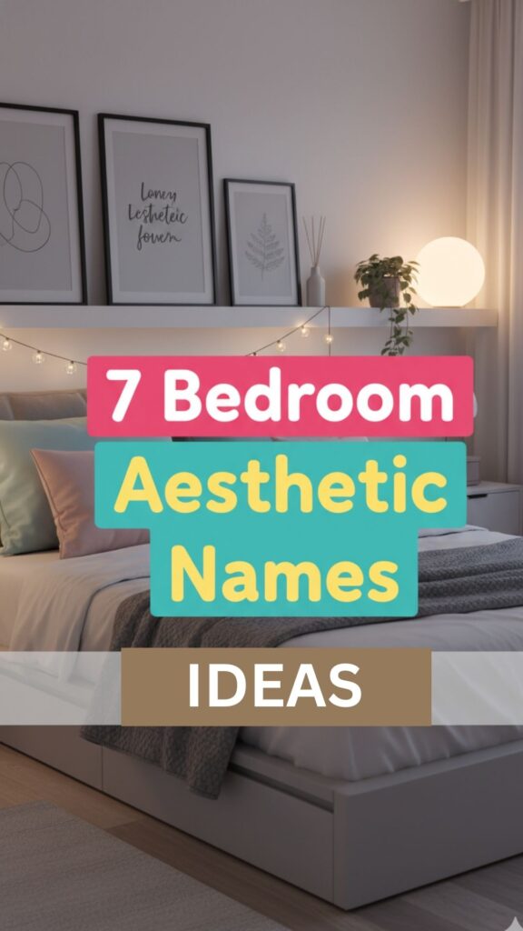 1. 7 Bedroom Aesthetic Names That Look Amazing in Photos