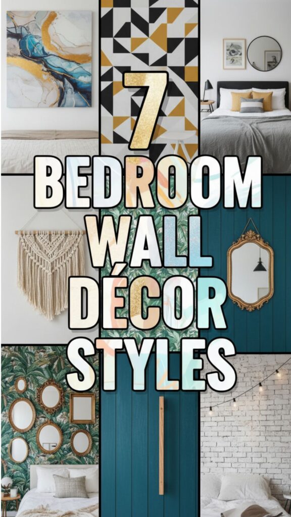 1. 7 Bedroom Wall Décor Styles You Must Try