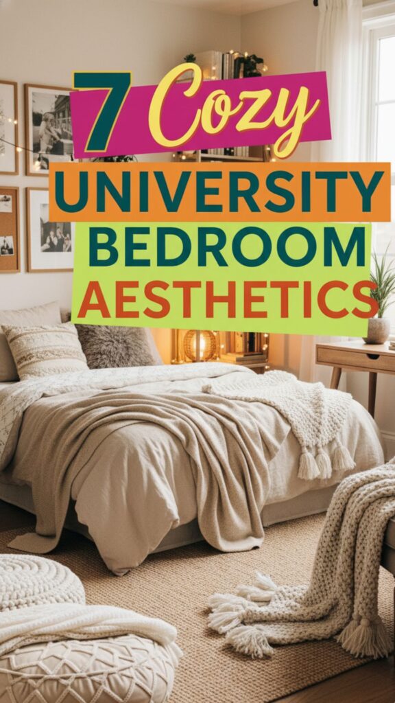 1. 7 Cozy University Bedroom Aesthetics That Instantly Upgrade Your Space