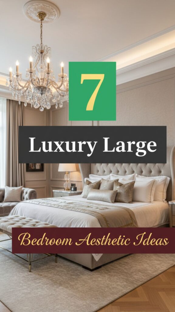1. 7 Luxury Large Bedroom Aesthetic Ideas for a 5-Star Look