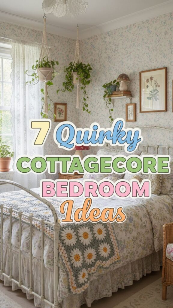 1. 7 Quirky Cottagecore Bedroom Aesthetic Ideas With a Twist