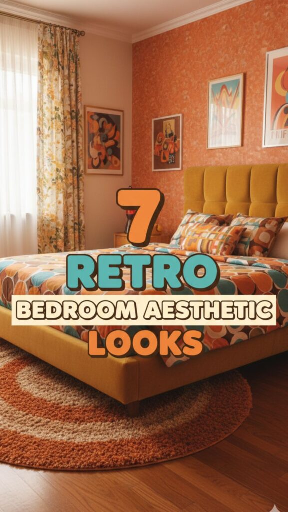 1. 7 Retro Bedroom Aesthetic Looks That Never Go Out of Style