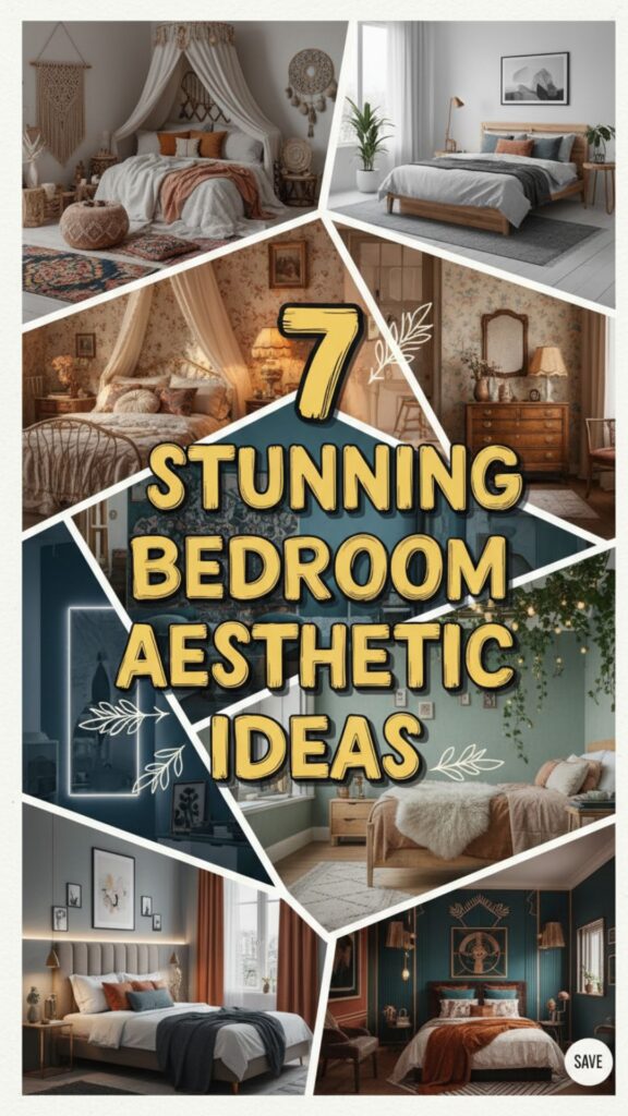 1. 7 Stunning Bedroom Aesthetic Ideas Blending Vintage and Modern Styles