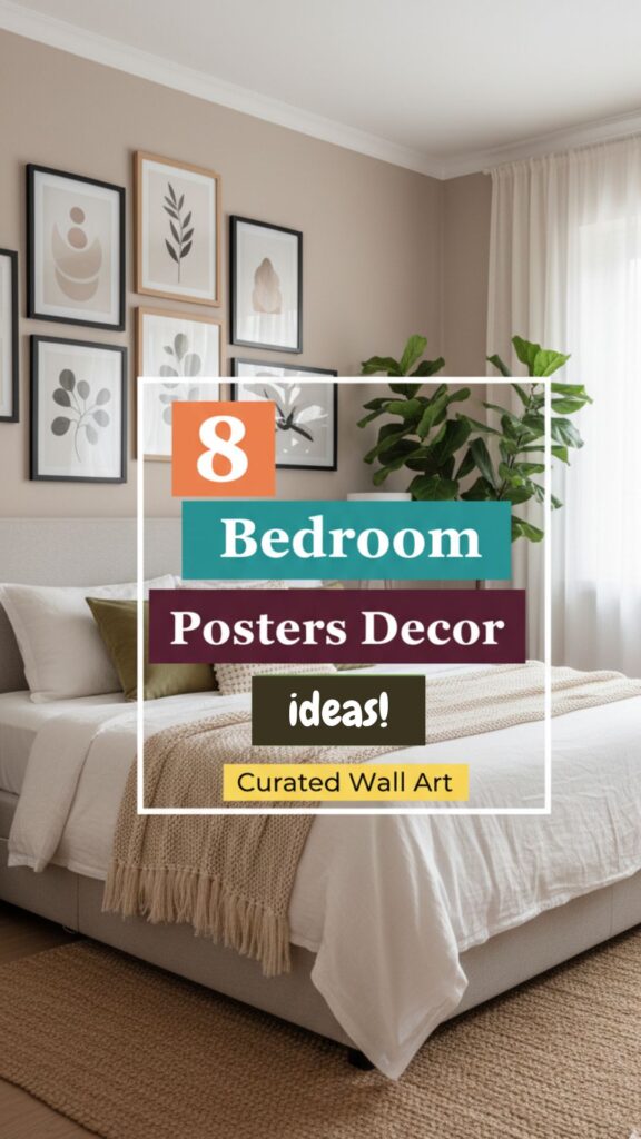 1. 8 Bedroom Aesthetic Posters to Build a Perfect Gallery Wall
