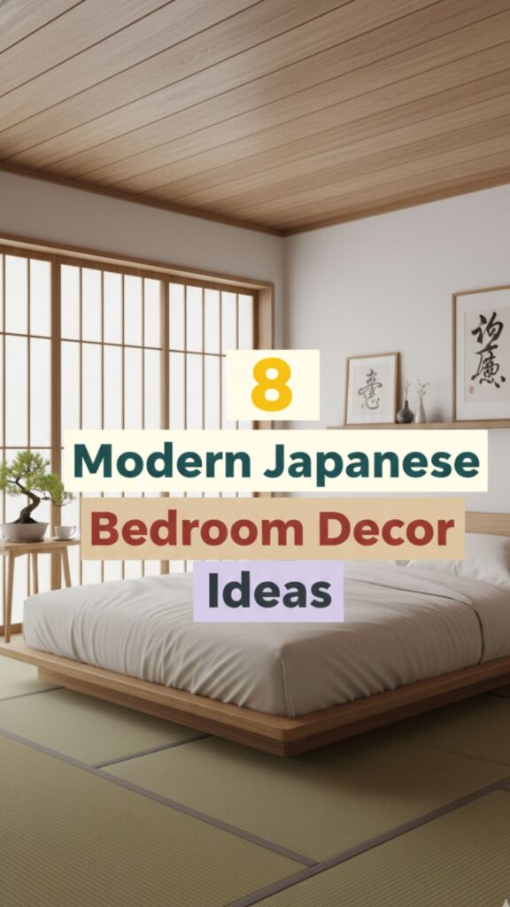 1. 8 Modern Bedroom Aesthetic Japanese Style Decor Inspiration