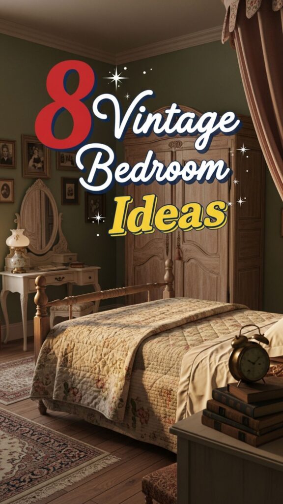 1. 8 Vintage-Inspired Bedroom Ideas to Bring Nostalgia