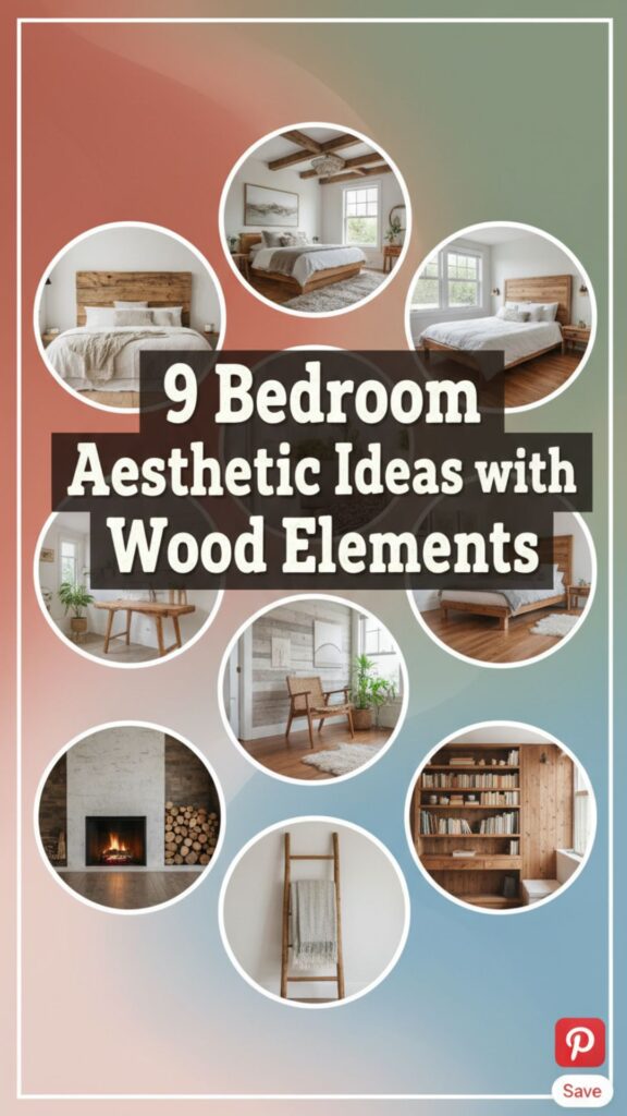 1. 9 Cozy Bedroom Aesthetic Ideas with Wood Elements