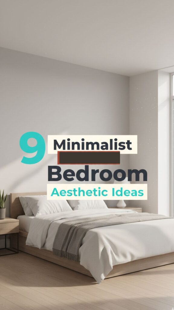 1. 9 Effortless Minimalist Bedroom Aesthetic Ideas for a Clean Look