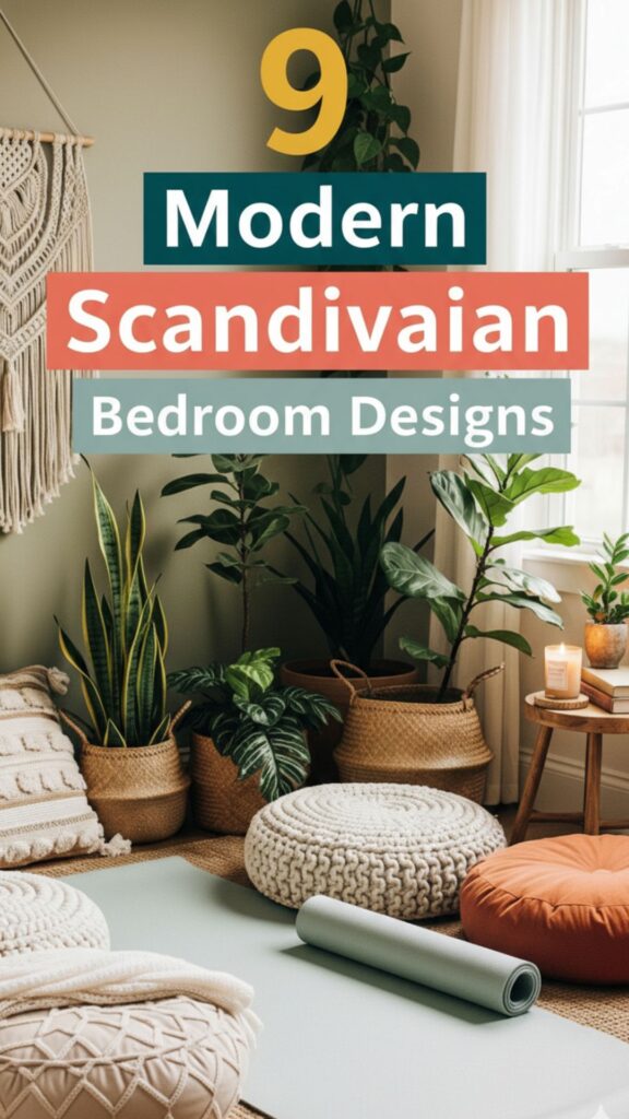 1. 9 Modern Scandinavian Bedroom Designs That Feel Calm, Not Cold