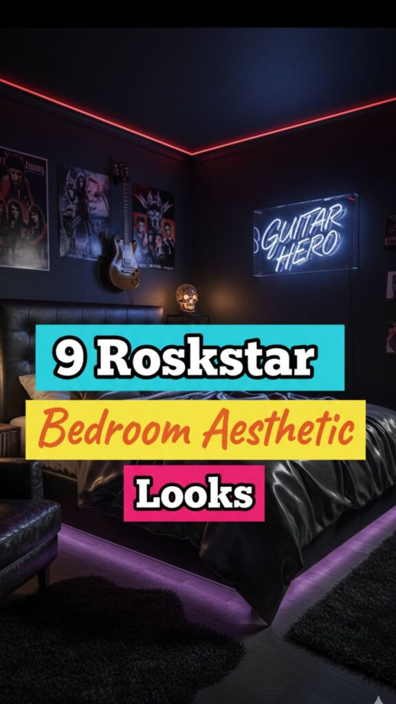 1. 9 Rockstar Bedroom Aesthetic Looks That Instantly Upgrade Your Vibe