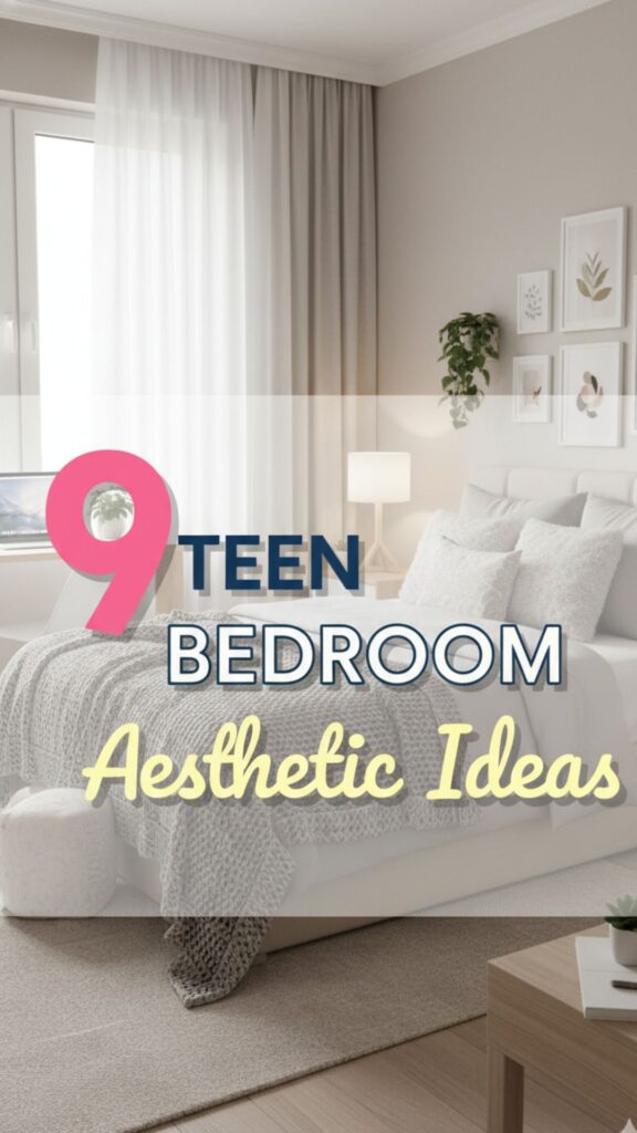 1. 9 Teen Bedroom Aesthetic Ideas for a Calm, Peaceful Space