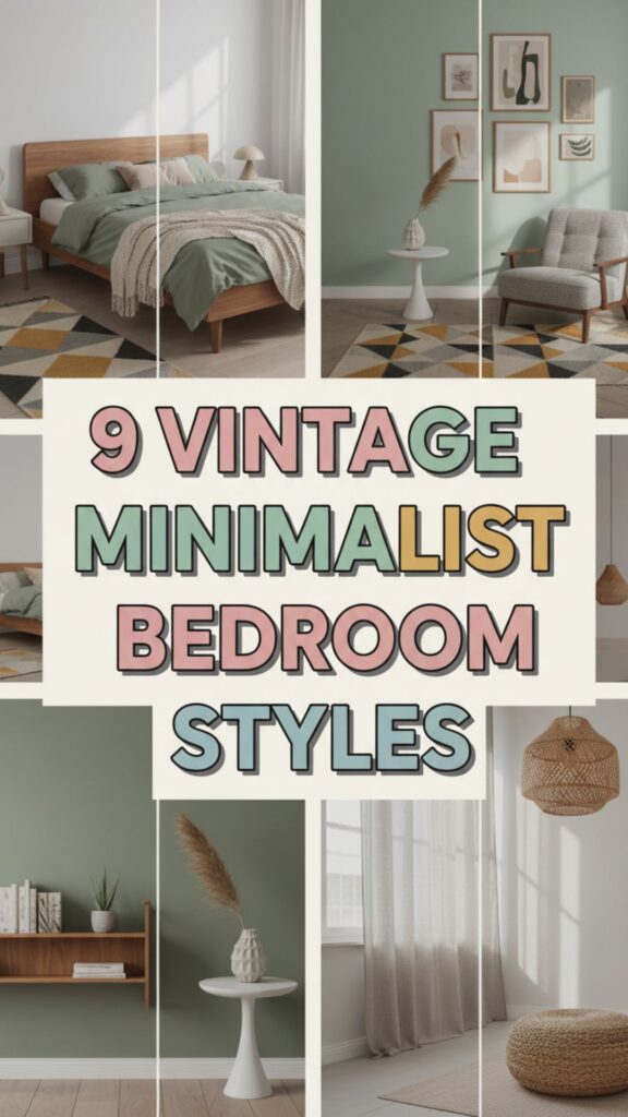 1. 9 Vintage Minimalist Bedroom Styles to Try This Season