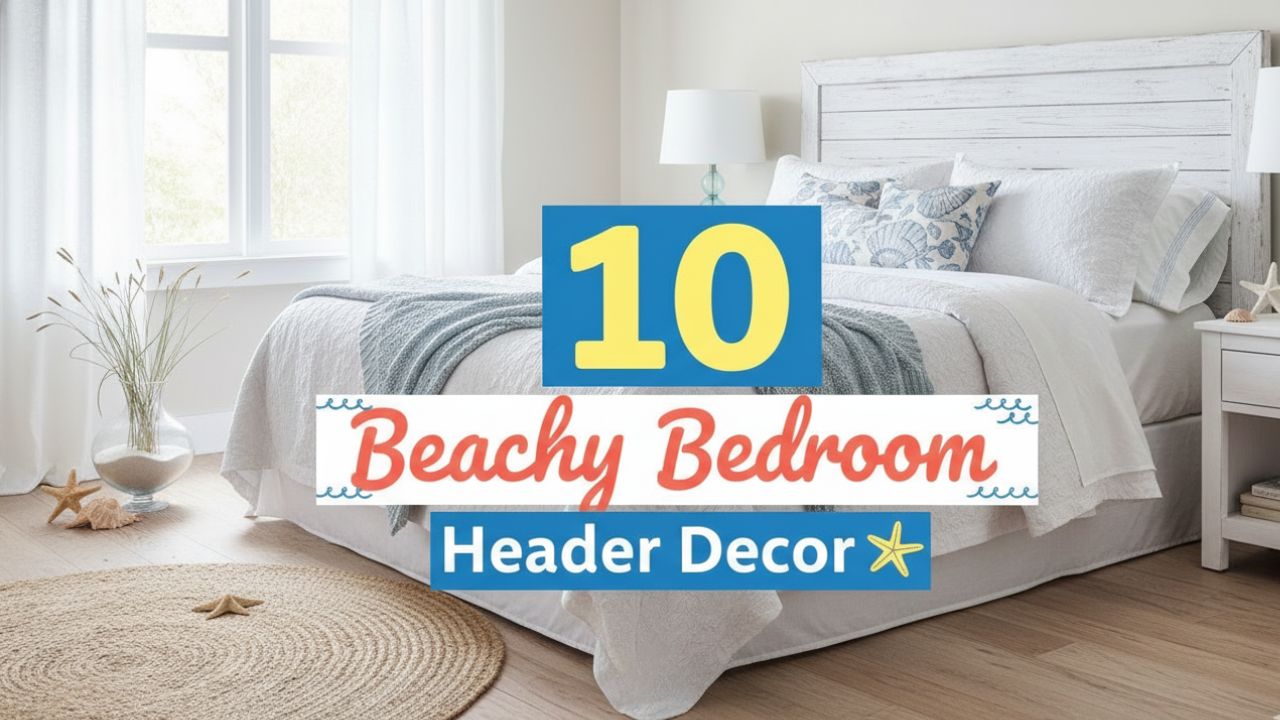 10 Beachy Bedroom Aesthetic Header Decor to Create a Seaside Escape