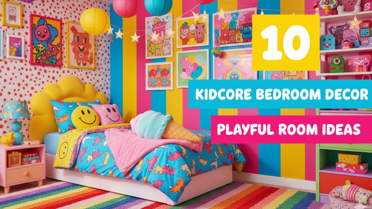 10 Bedroom Aesthetic Kidcore Decor for Playful Color Lovers