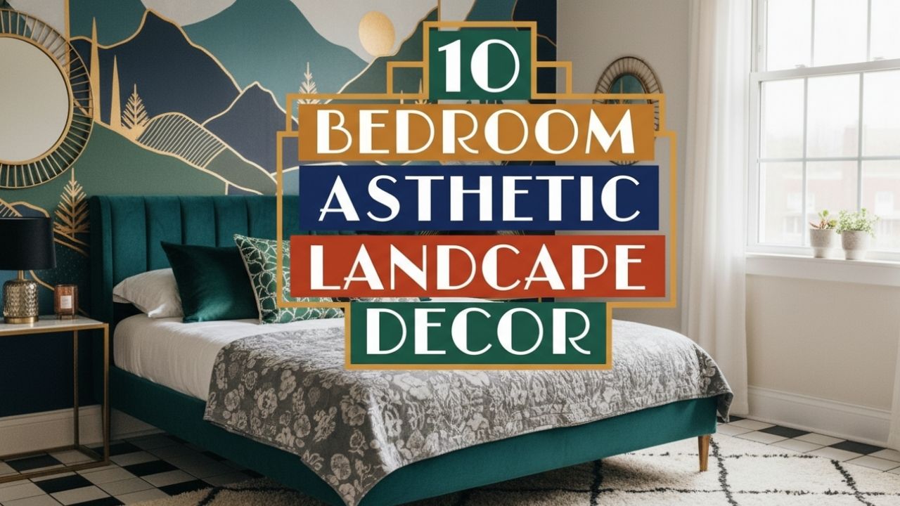 10 Bedroom Aesthetic Landscape Decor for Art Deco Vibe