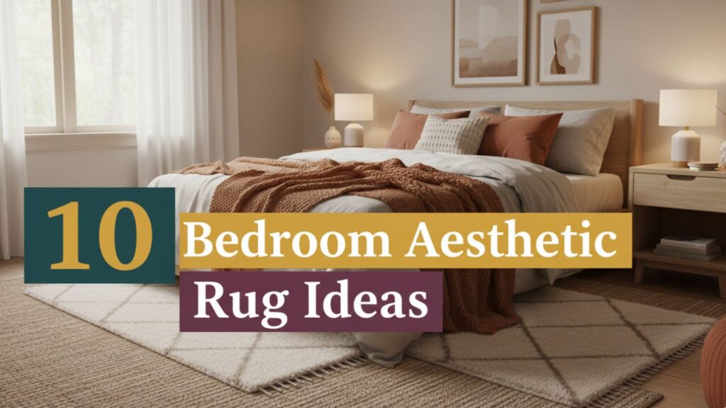 10 Bedroom Aesthetic Rug Ideas for a Cozy, Stylish Makeover